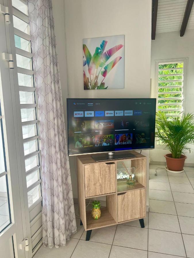 סנט-לוס Villa Iguana, Duplex Paisible, Vue Magnifique Mer Et Rocher Du Diamant, Piscine מראה חיצוני תמונה