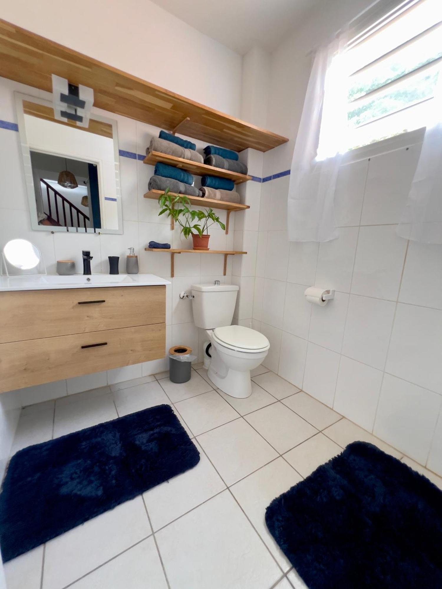 סנט-לוס Villa Iguana, Duplex Paisible, Vue Magnifique Mer Et Rocher Du Diamant, Piscine מראה חיצוני תמונה