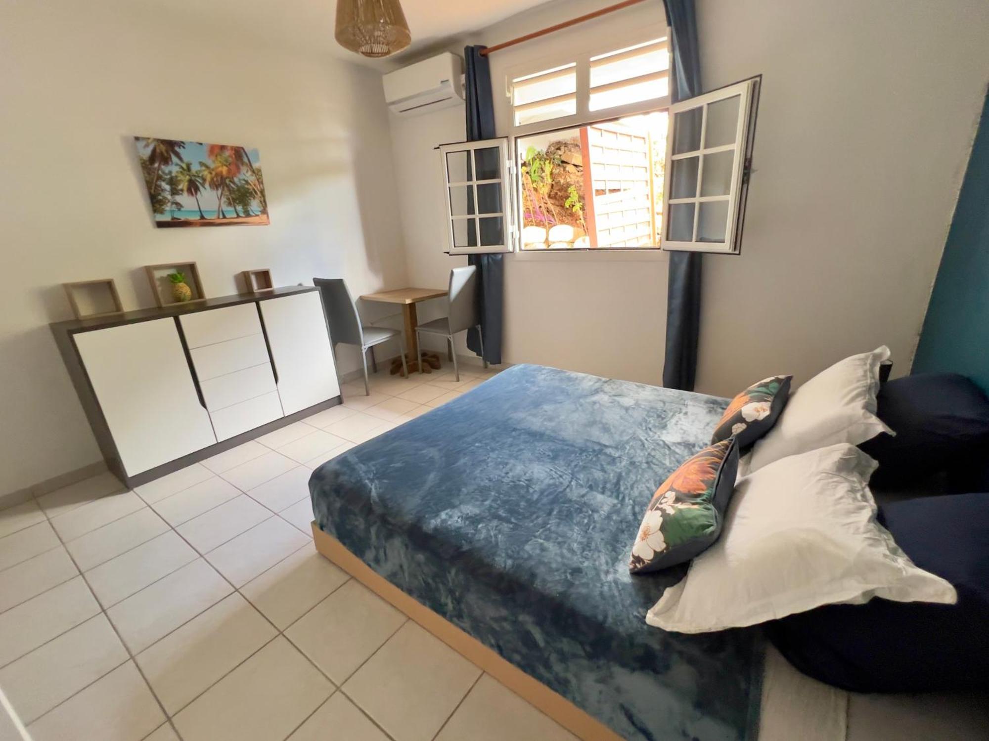 סנט-לוס Villa Iguana, Duplex Paisible, Vue Magnifique Mer Et Rocher Du Diamant, Piscine מראה חיצוני תמונה
