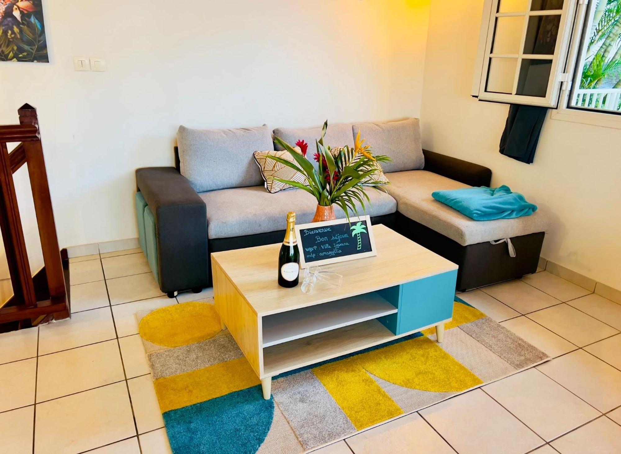 סנט-לוס Villa Iguana, Duplex Paisible, Vue Magnifique Mer Et Rocher Du Diamant, Piscine מראה חיצוני תמונה